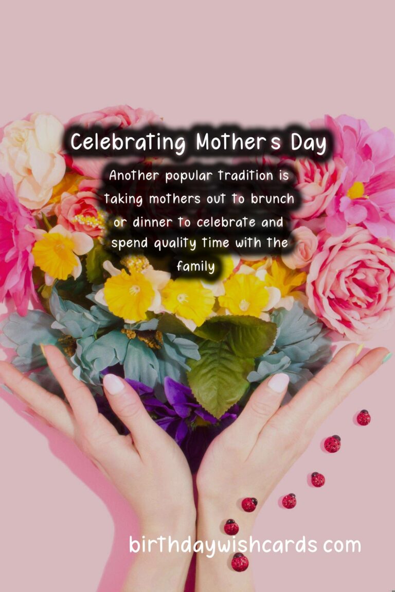 Celebrate Mother's Day on August 12: A Day to Show Love and Gratitude