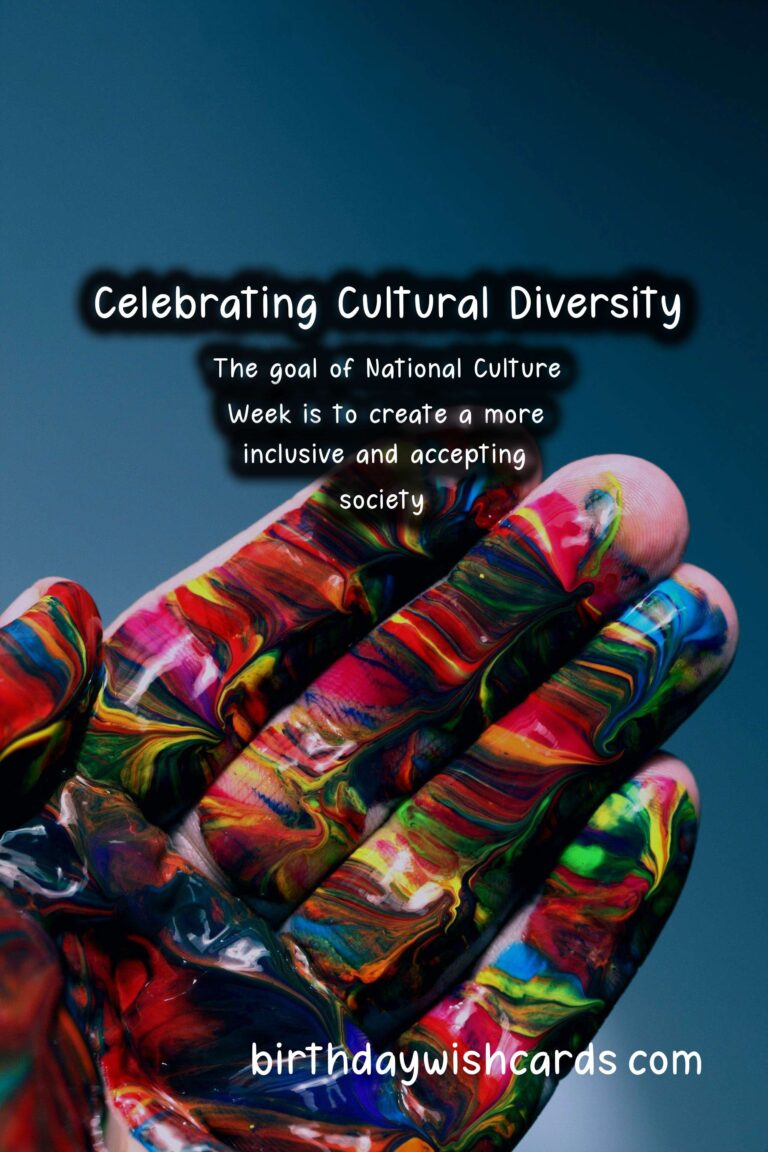 Celebrate National Culture Week – November 1-7