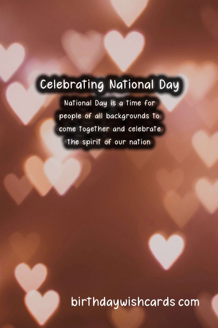 Celebrate National Day - March 12