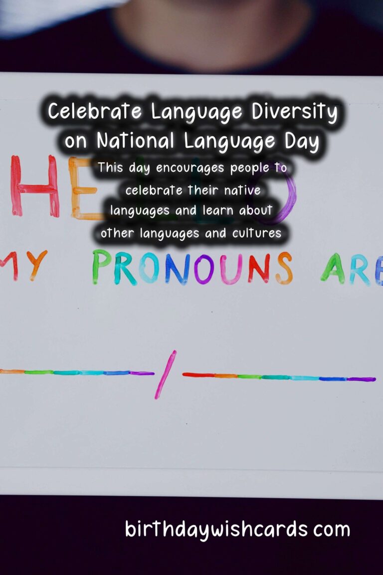 Celebrate National Language Day on June 22: A Tribute to Language Diversity