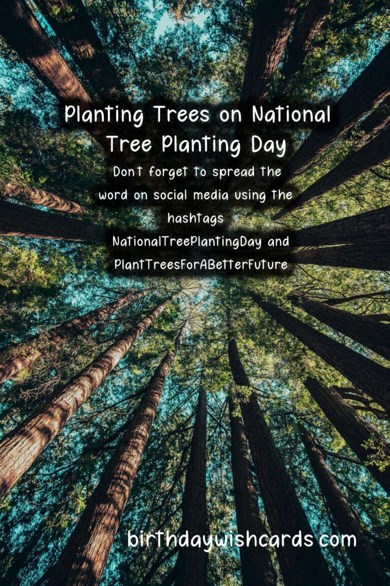 Celebrate National Tree Planting Day on April 5