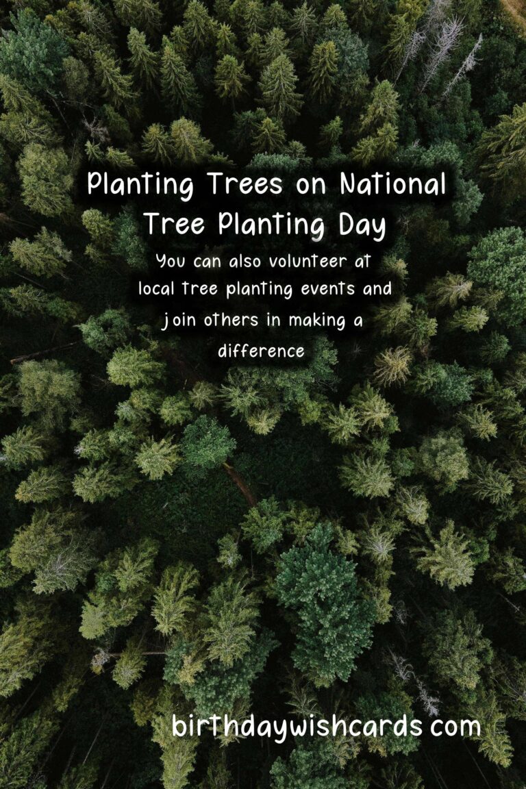 Celebrate National Tree Planting Day on April 5