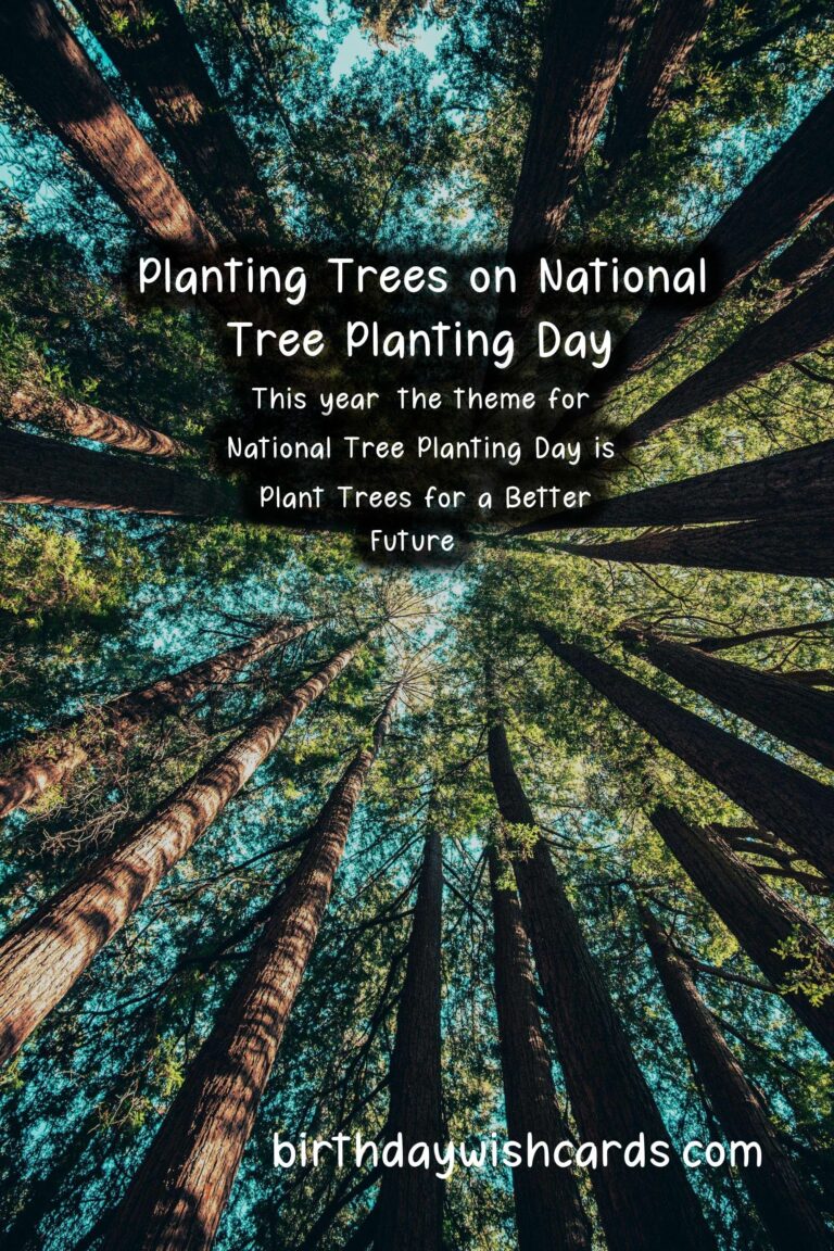 Celebrate National Tree Planting Day on April 5