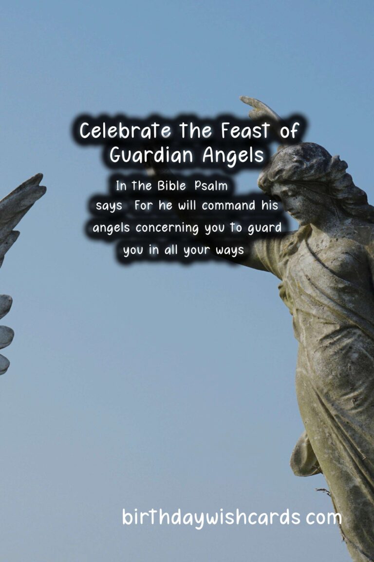 Celebrate October 2 – Feast of the Guardian Angels