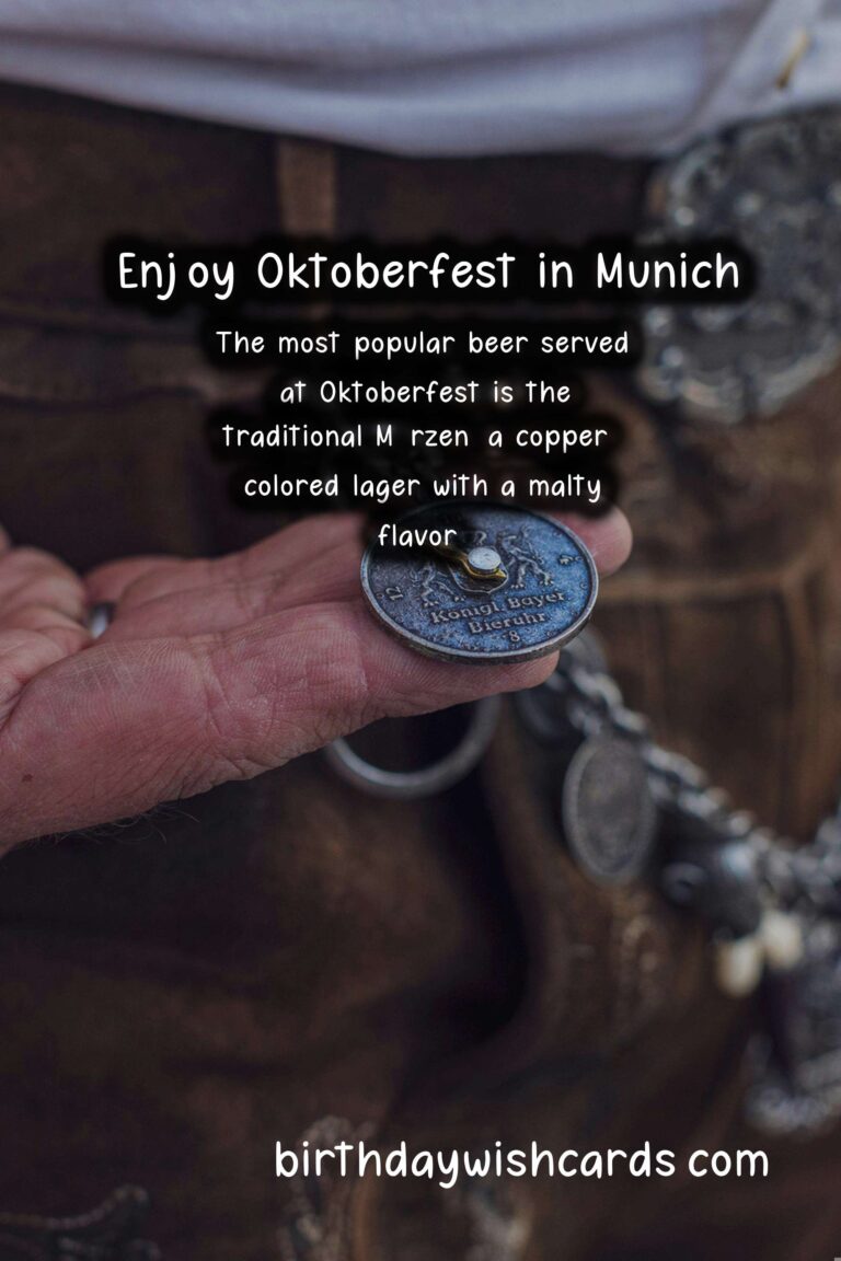 Celebrate October with Oktoberfest: A Traditional German Festival