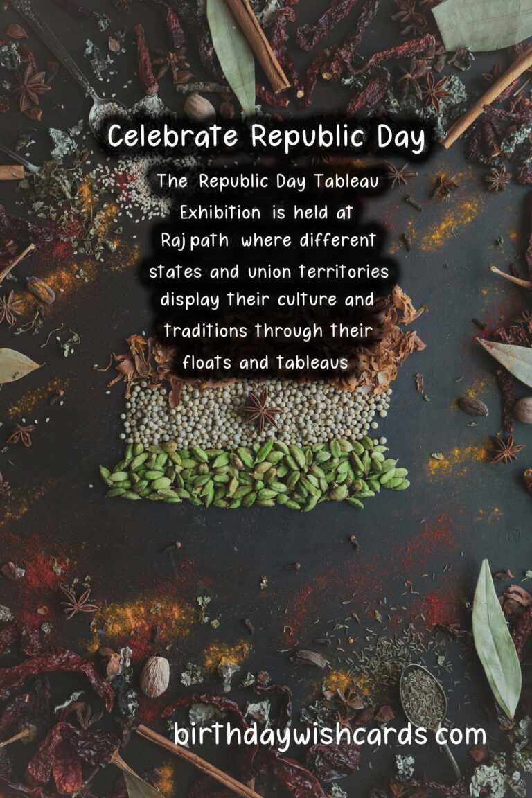 Celebrate Republic Day on November 29th