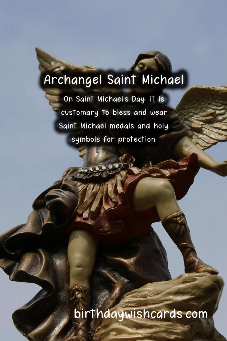 Celebrate Saint Michael the Archangel’s Day on September 29