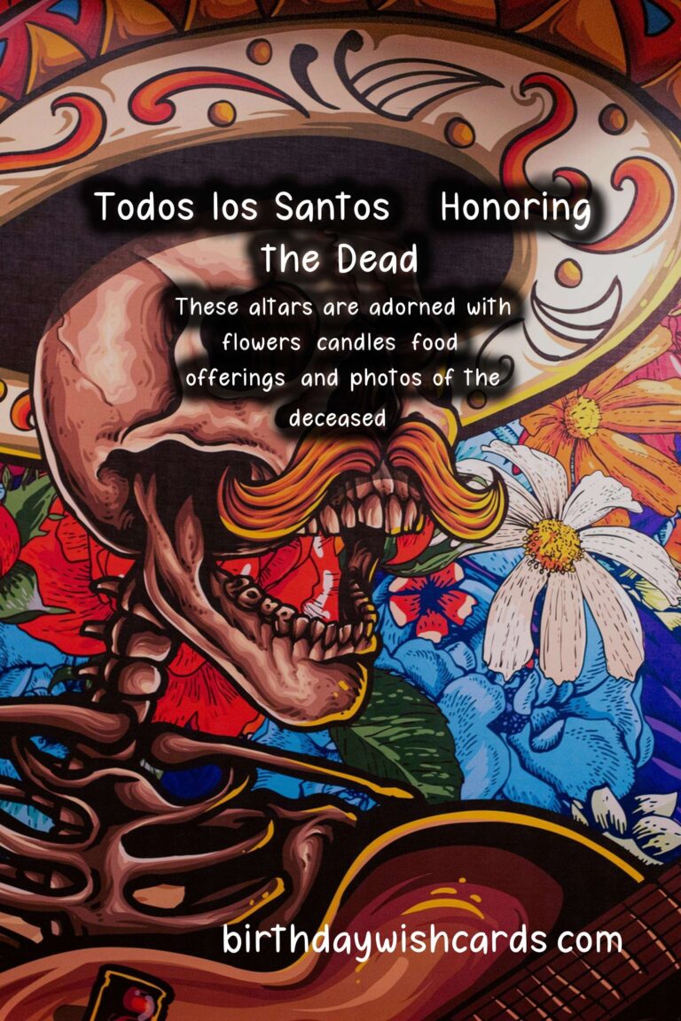 Celebrate Todos los Santos and Honor the Dead on November 1-2
