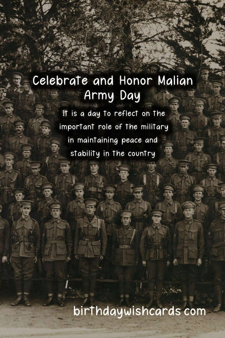 Celebrate and Honor Malian Army Day on January 20