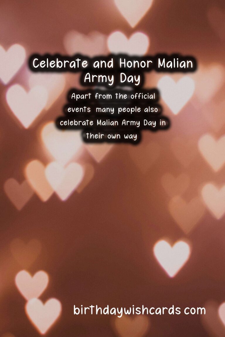 Celebrate and Honor Malian Army Day on January 20