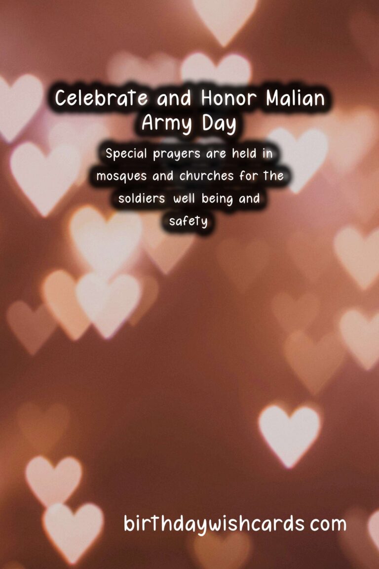 Celebrate and Honor Malian Army Day on January 20