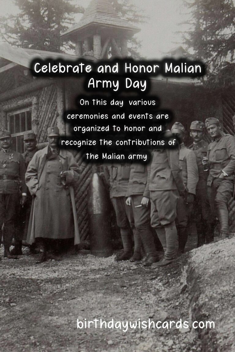 Celebrate and Honor Malian Army Day on January 20