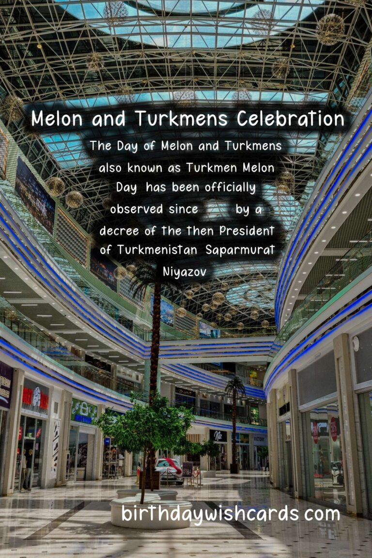 Celebrate the Day of Melon and Turkmens – August 23