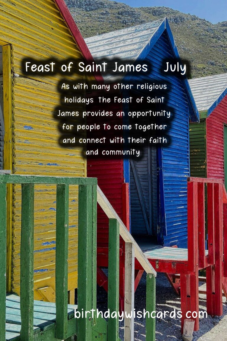 Celebrate the Feast of Saint James on July 25
