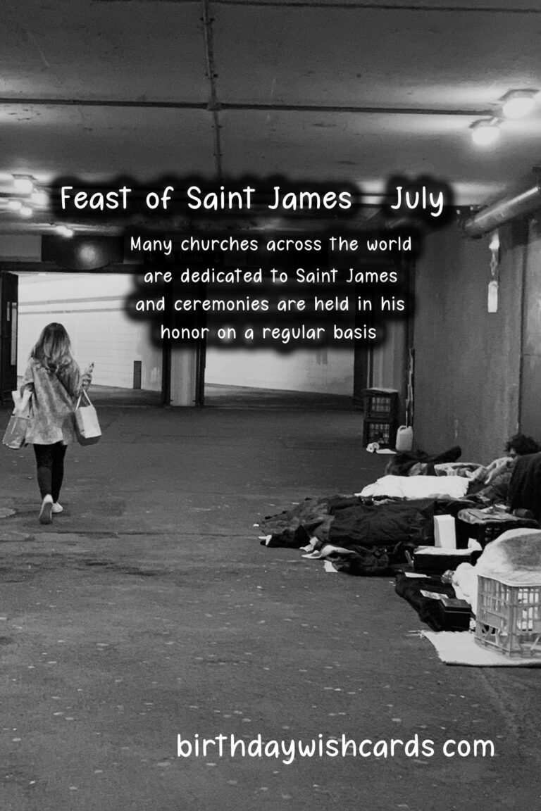 Celebrate the Feast of Saint James on July 25