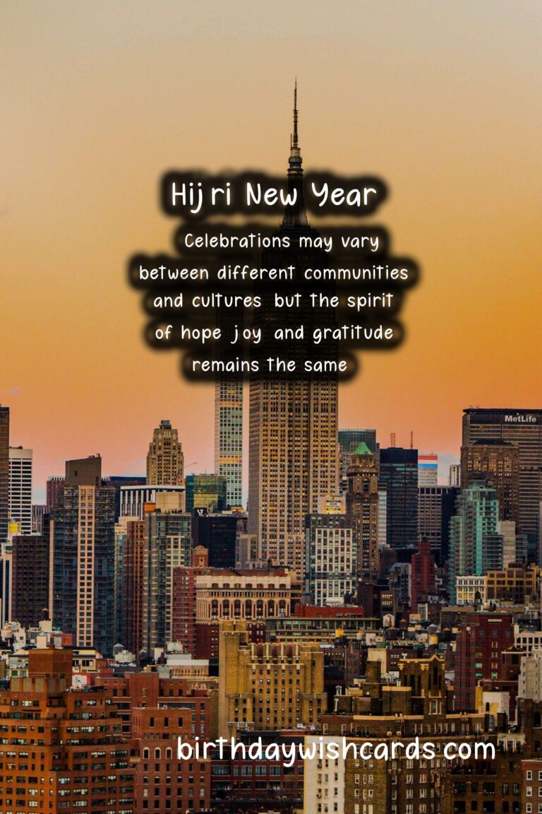 Celebrate the Hijri New Year on August 9 with Joy and Gratitude