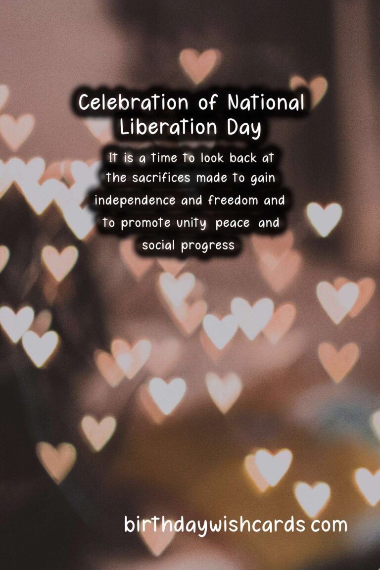 Celebrate the History and Significance of National Liberation Day - October 11