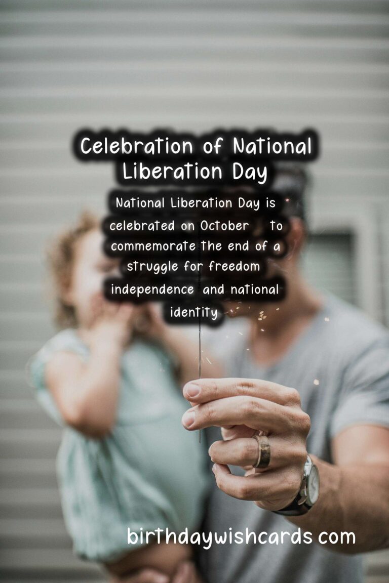 Celebrate the History and Significance of National Liberation Day - October 11