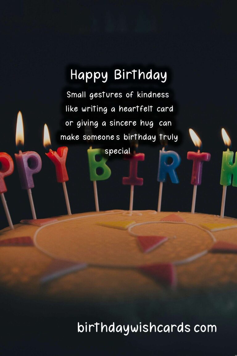 Celebrate with Kindness: Making Every Birthday Count