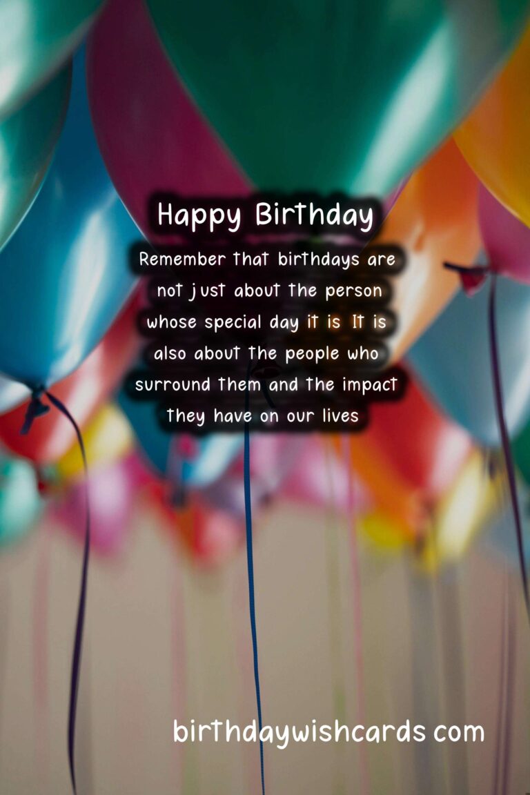 Celebrate with Kindness: Making Every Birthday Count