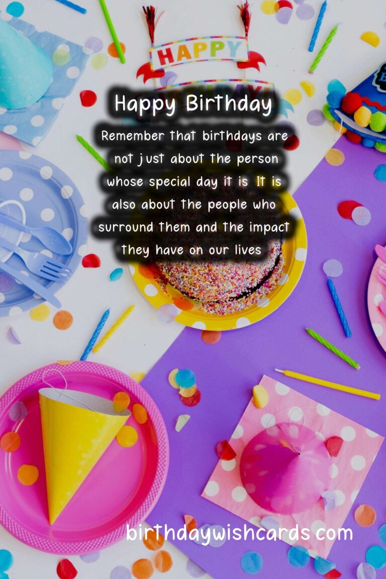 Celebrate with Kindness: Making Every Birthday Count