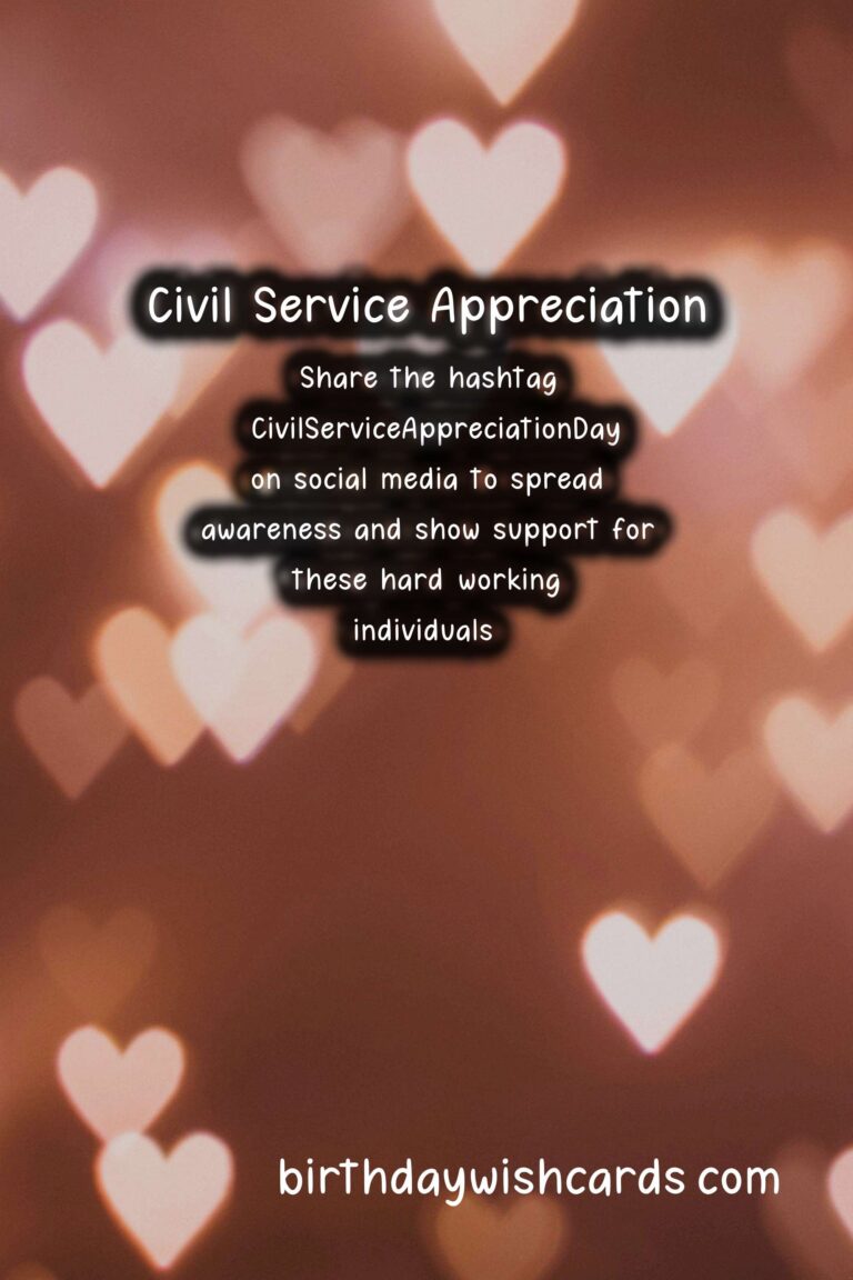 Celebrating Civil Service on December 29