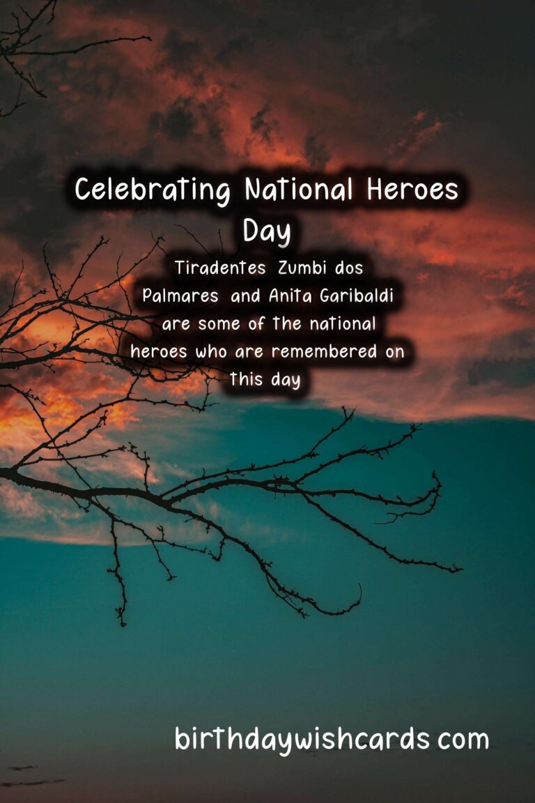 Celebrating Dia dos Heróis Nacionais - January 13th