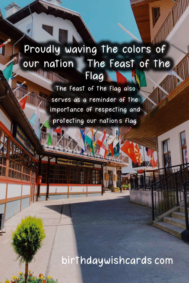 Celebrating Feast of the Flag: Commemorating Unity on the Third Sunday of July