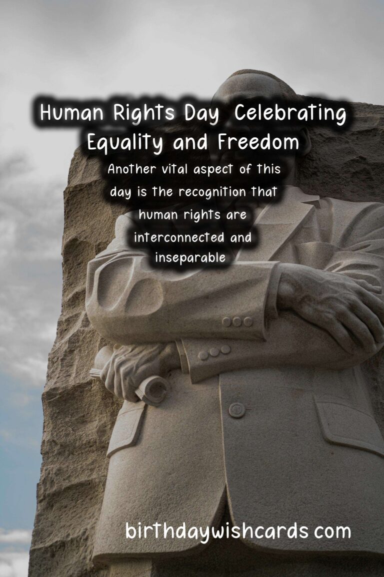 Celebrating Human Rights Day: The Importance of Equality and Freedom