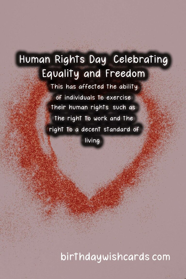 Celebrating Human Rights Day: The Importance of Equality and Freedom