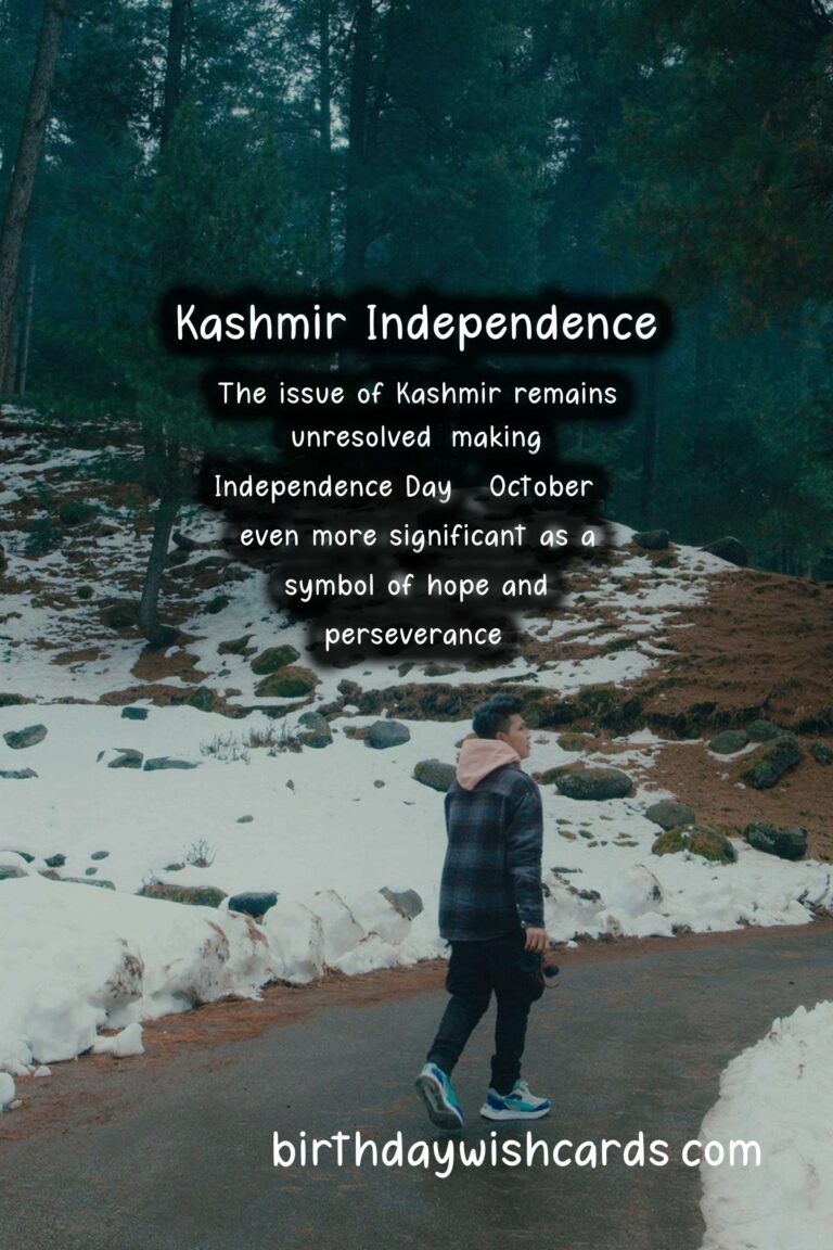 Celebrating Independence Day - October 9