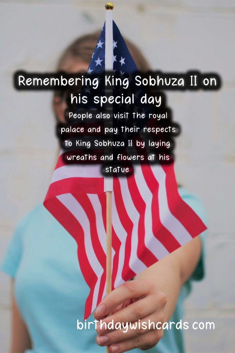 Celebrating King Sobhuza II Day - July 22