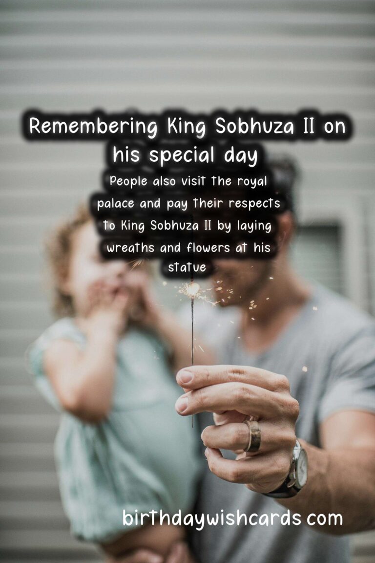 Celebrating King Sobhuza II Day - July 22