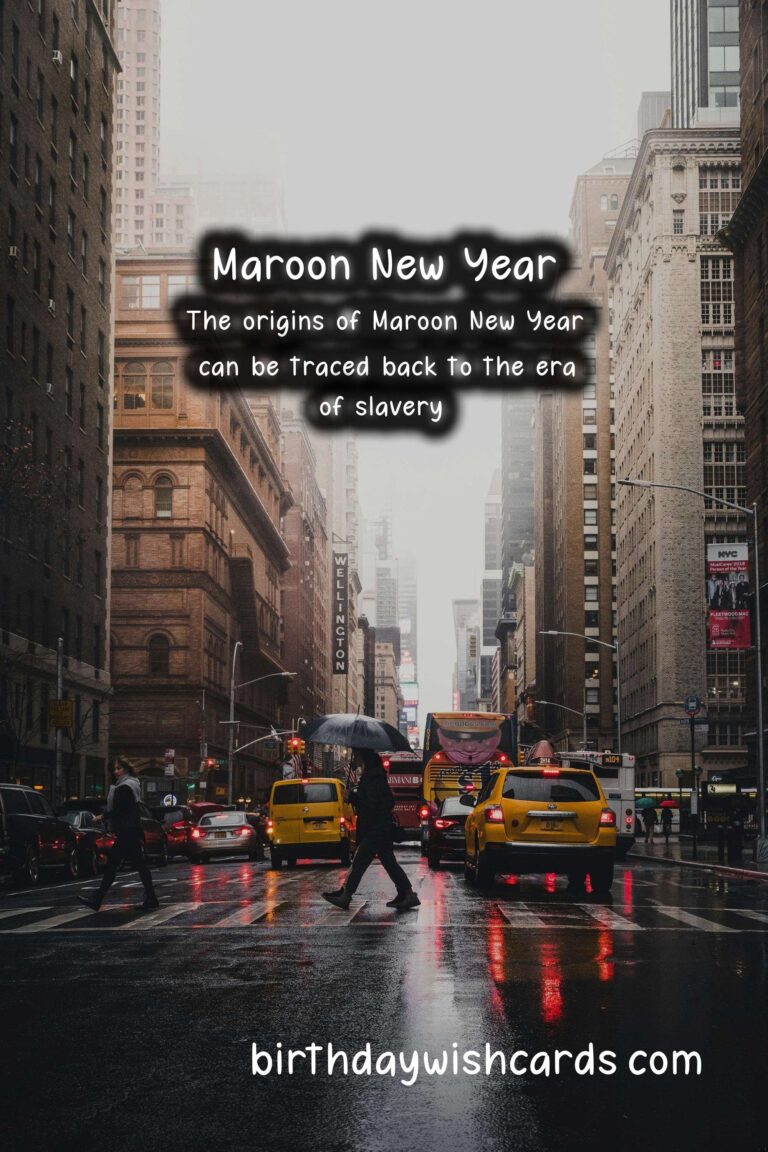 Celebrating Maroon New Year: A Look Into the December/January Festivities