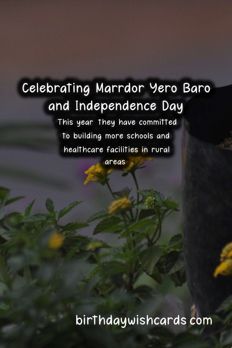 Celebrating Marrdor Yero Baro and Independence Day in 2021