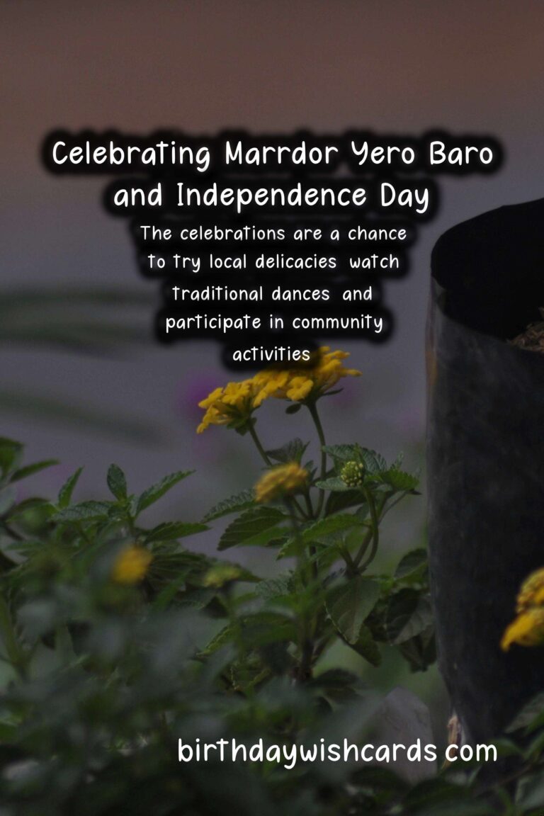Celebrating Marrdor Yero Baro and Independence Day in 2021