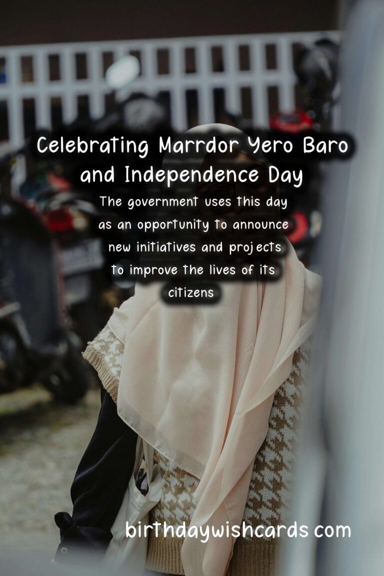 Celebrating Marrdor Yero Baro and Independence Day in 2021