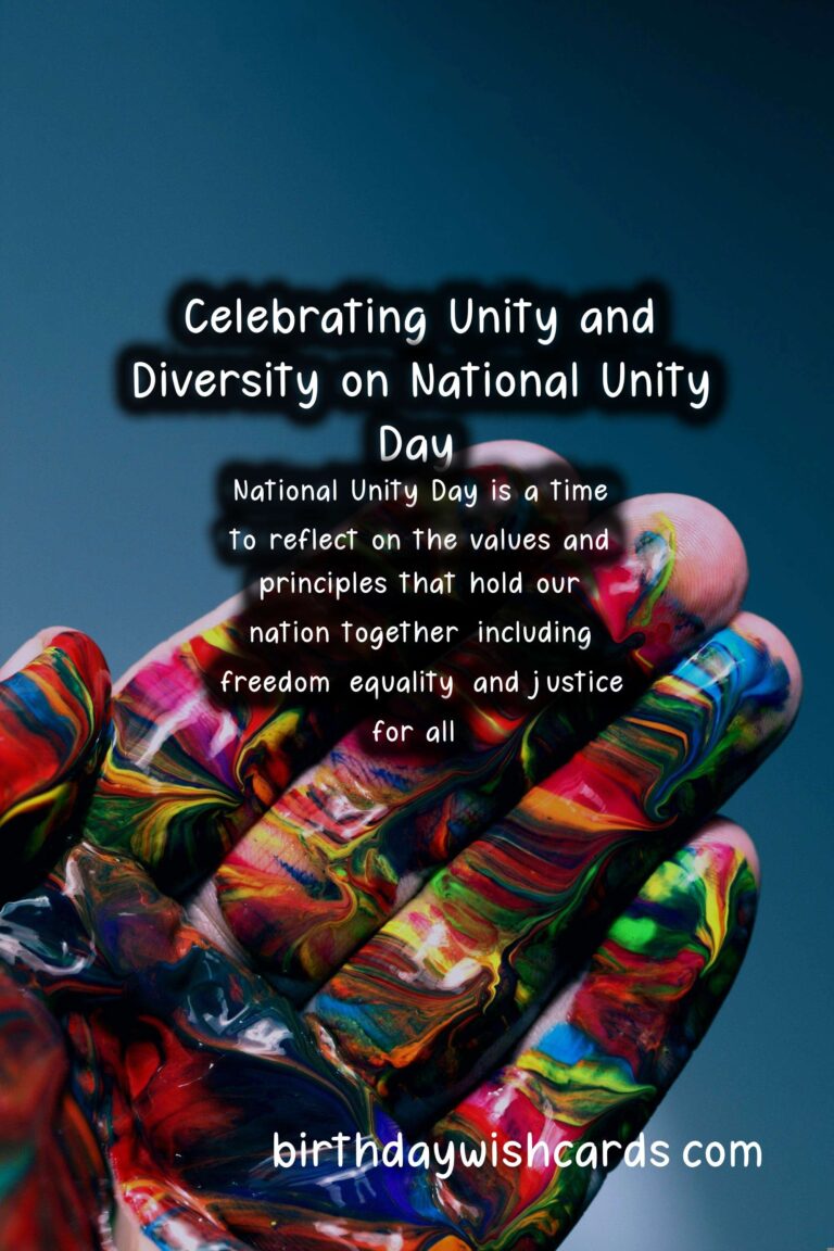 Celebrating National Unity Day on January 20