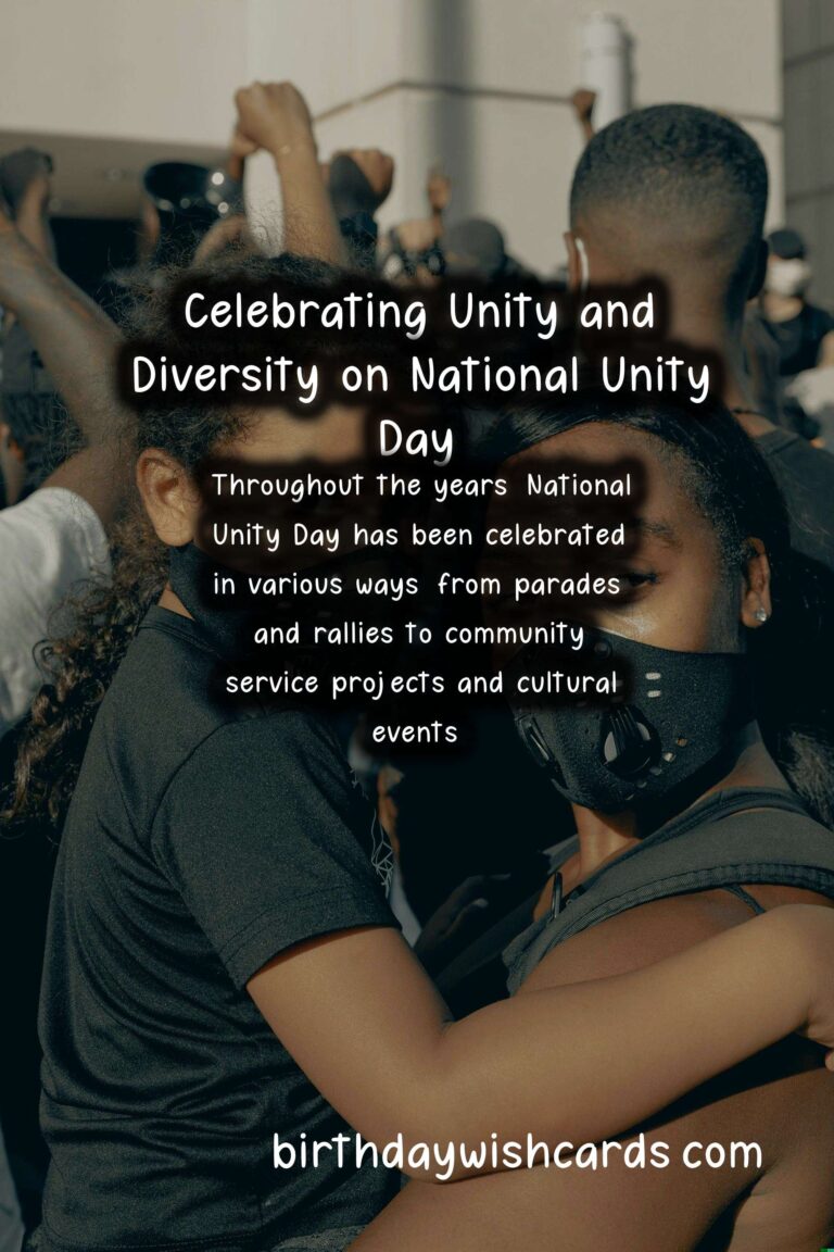 Celebrating National Unity Day on January 20