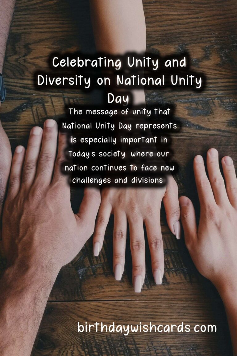 Celebrating National Unity Day on January 20