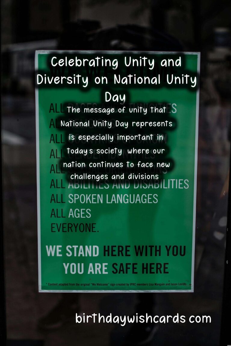 Celebrating National Unity Day on January 20