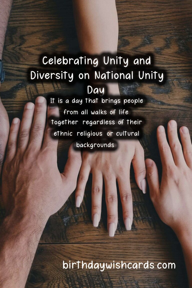 Celebrating National Unity Day on January 20