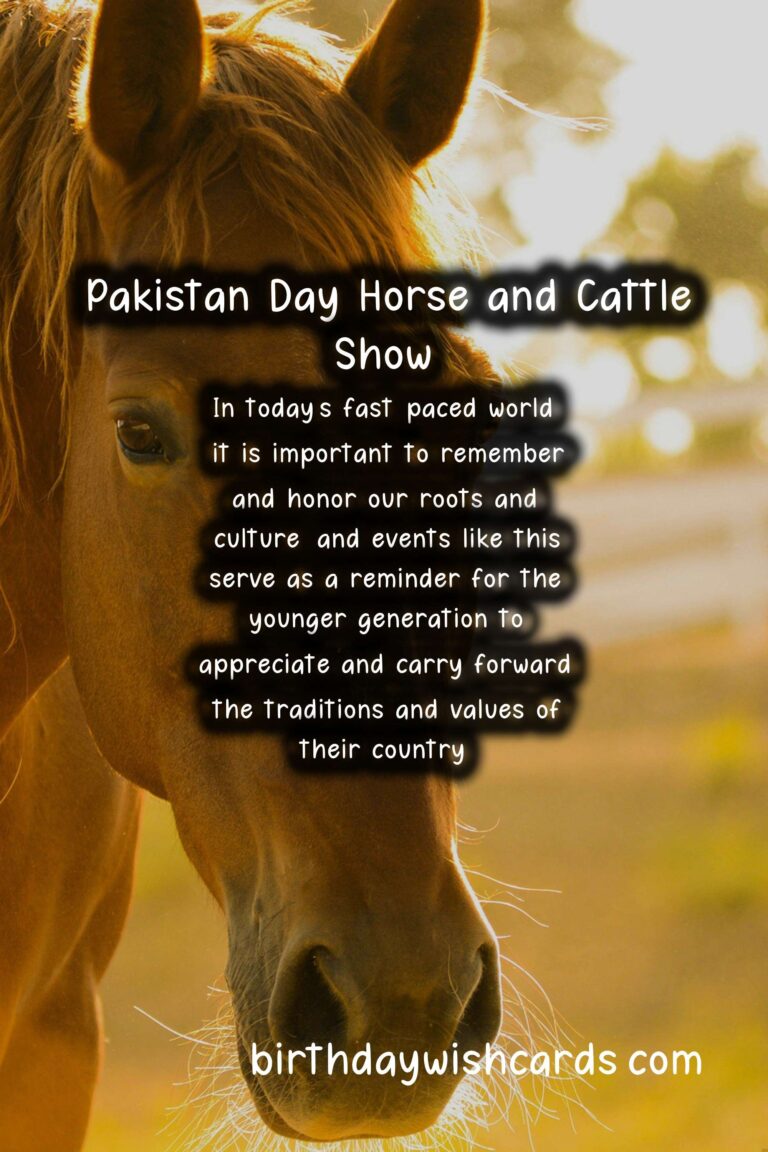 Celebrating Pakistan's Cultural Heritage: Pakistan Day Horse and Cattle Show - March