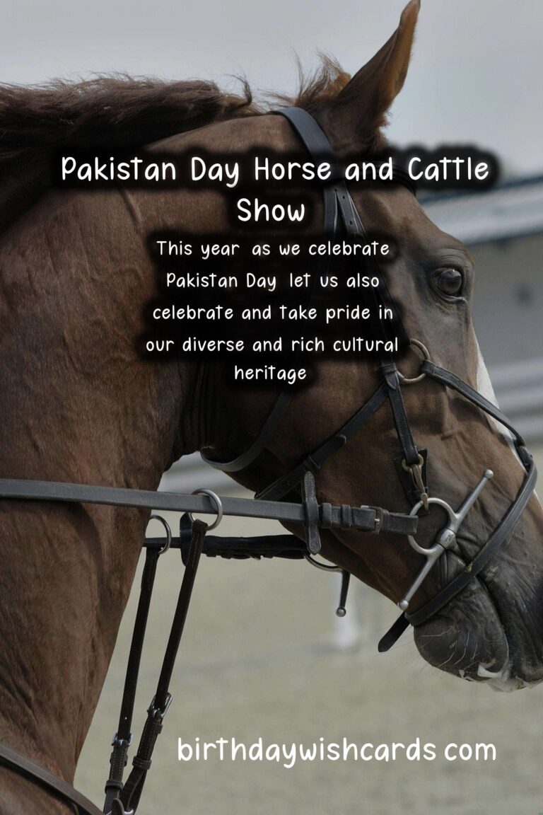 Celebrating Pakistan's Cultural Heritage: Pakistan Day Horse and Cattle Show - March