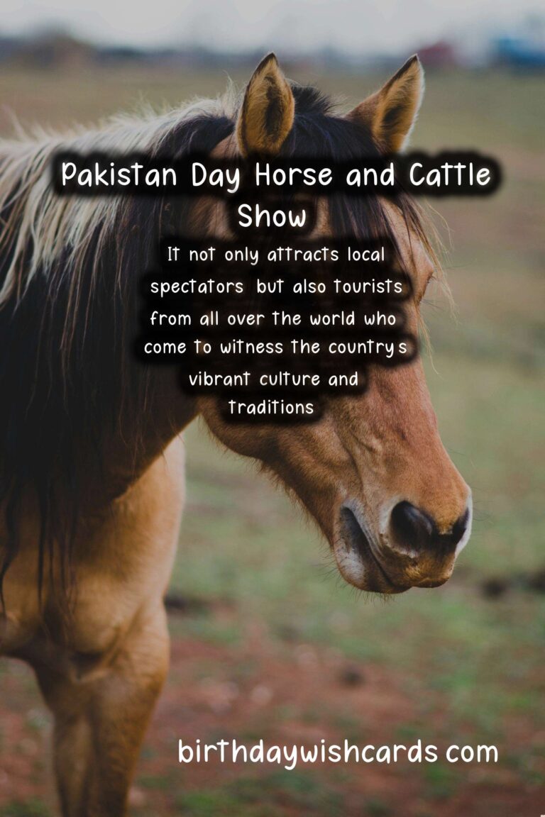 Celebrating Pakistan's Cultural Heritage: Pakistan Day Horse and Cattle Show - March