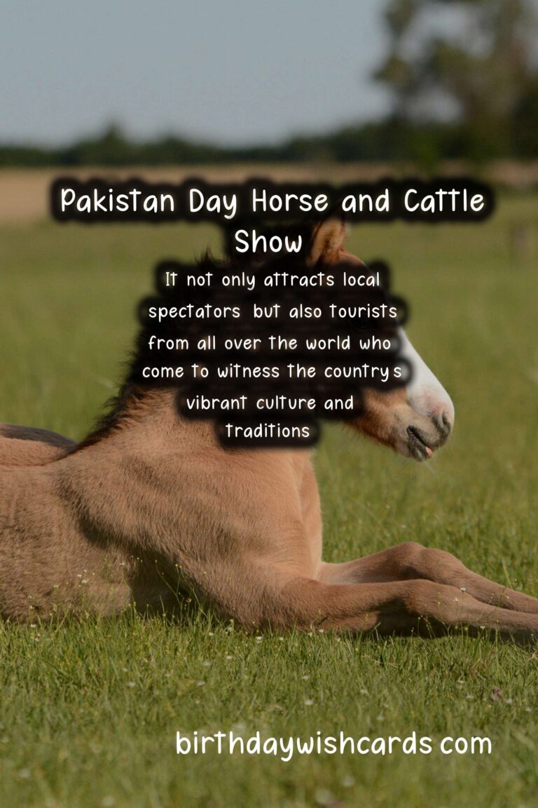 Celebrating Pakistan's Cultural Heritage: Pakistan Day Horse and Cattle Show - March