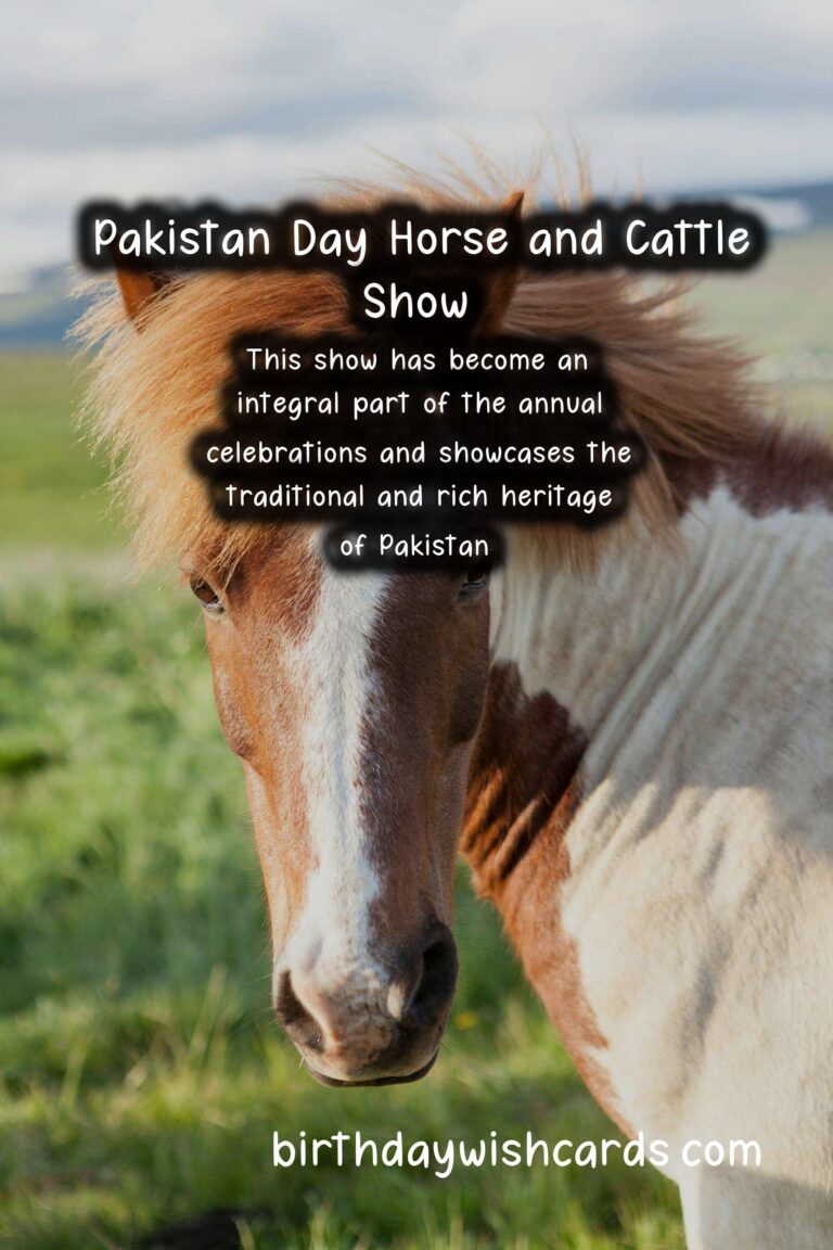 Celebrating Pakistan's Cultural Heritage: Pakistan Day Horse and Cattle Show - March