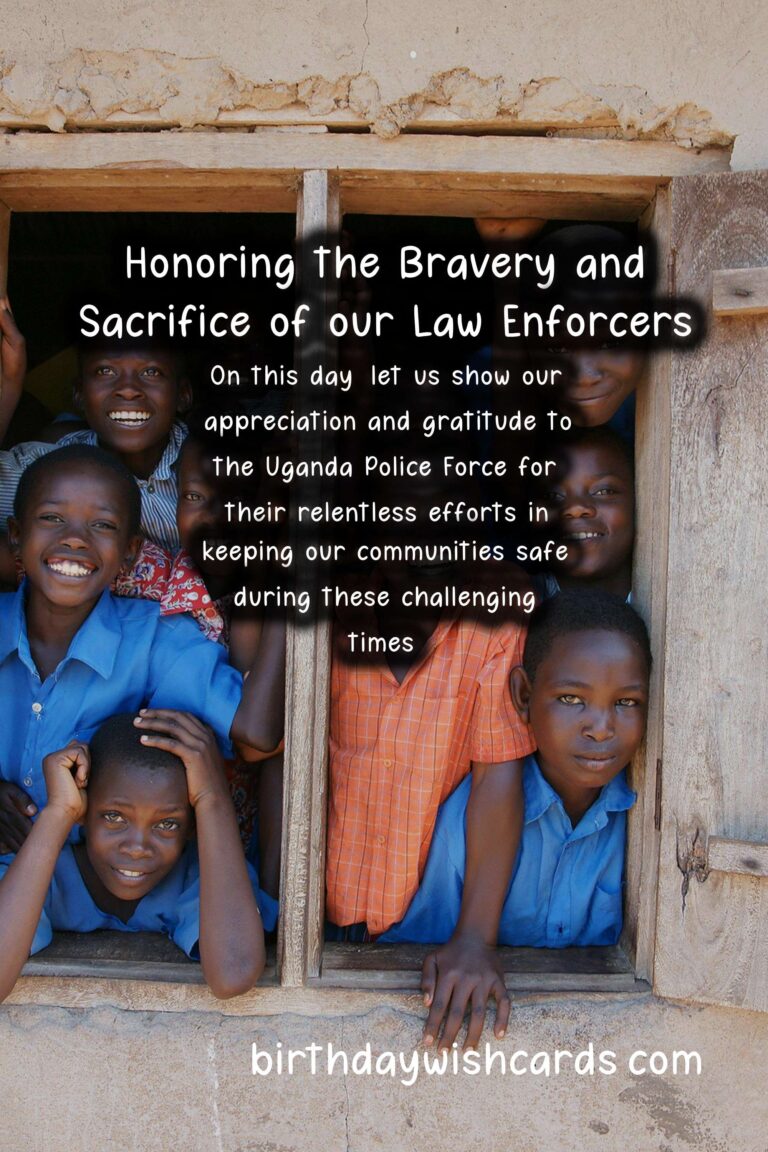 Celebrating Uganda Police Day: Honoring the Bravery and Sacrifice of our Law Enforcers