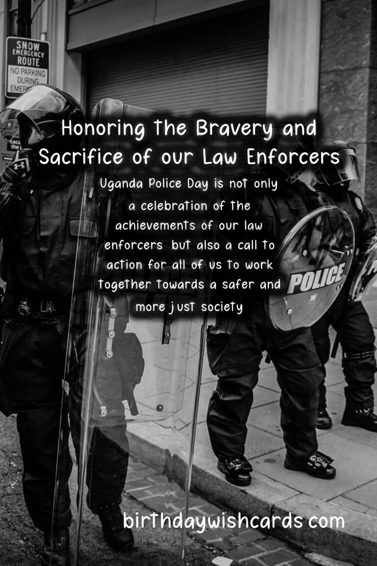 Celebrating Uganda Police Day: Honoring the Bravery and Sacrifice of our Law Enforcers