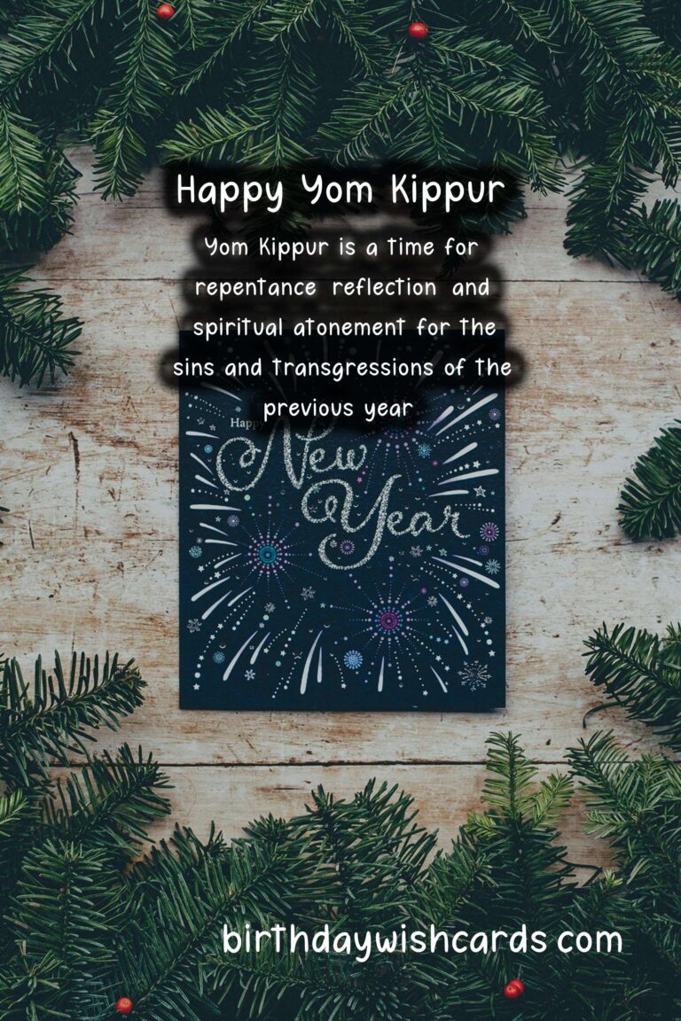 Celebrating Yom Kippur: A Day of Atonement for the Jewish Community